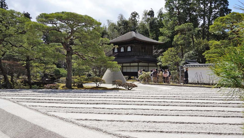銀閣寺 銀沙灘