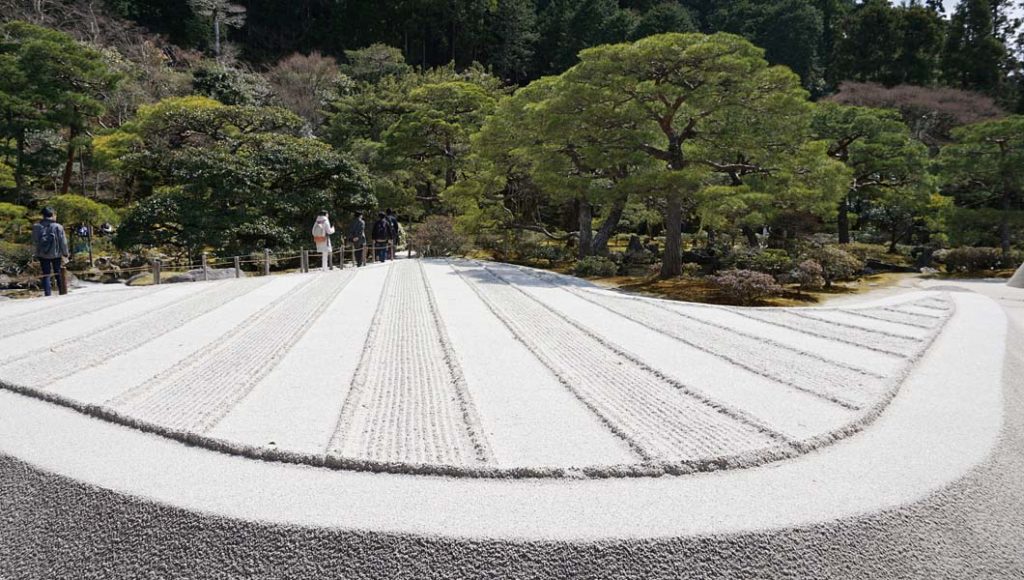 銀閣寺 銀沙灘