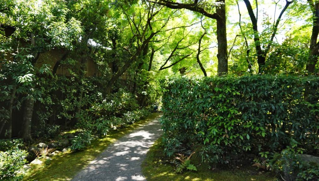 西村家入口付近
