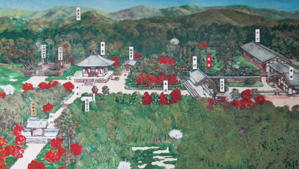 地蔵院 境内地図
