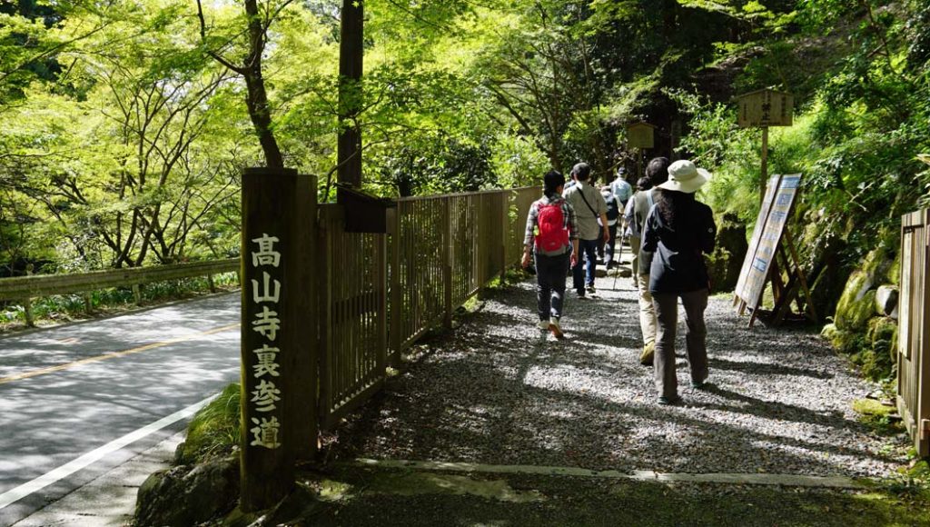 高山寺 裏参道