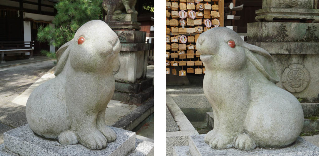 岡崎神社 狛兎