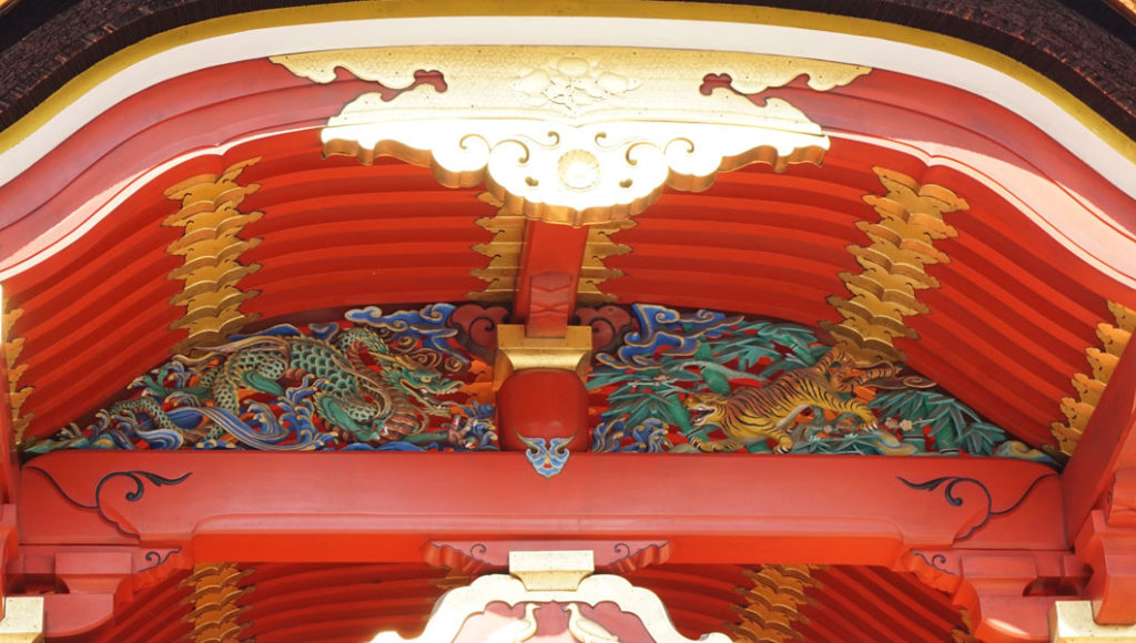石清水八幡宮本殿 彫刻
