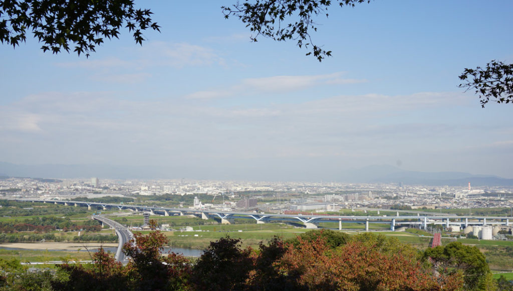 男山 展望台からの眺め