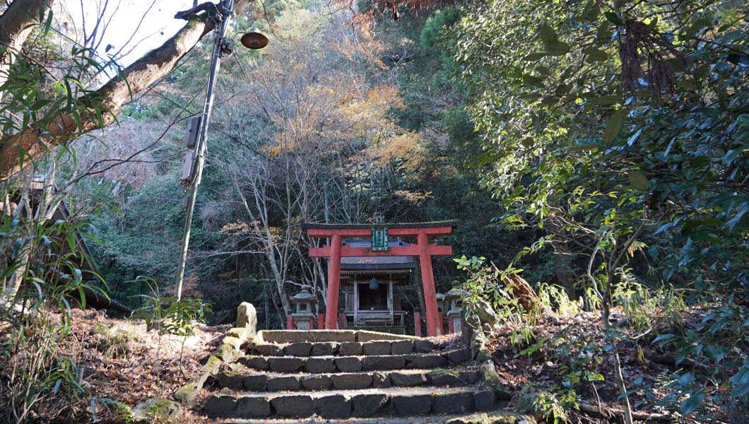 熊野若王子神社　滝　神社