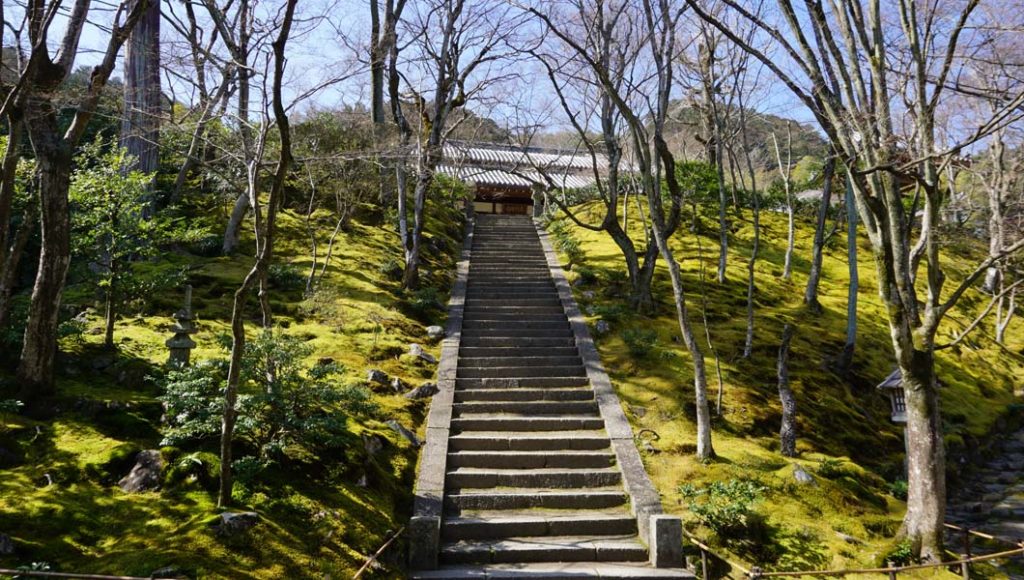 常寂光寺 石段